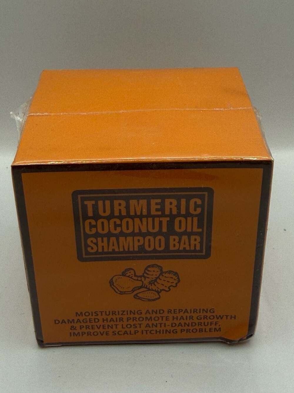 MOOYAM Turmeric Coconut Oil Shampoo Bar for Hair Growth and Anti-Dandruff